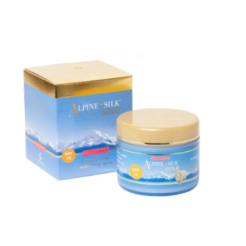 Alpine Silk 艾贝斯 Gold Placenta Day Creme with Aloe Vera 金装羊胎素 芦荟日霜 SPF15+ 100g【保质期2027.12】 详情图 1