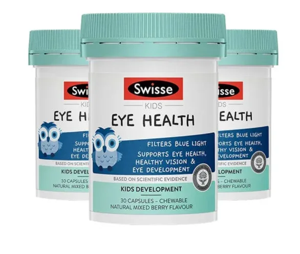 Swisse 斯维诗 儿童叶黄素护眼咀嚼胶囊 30粒【保质期2028.03】 详情图 1