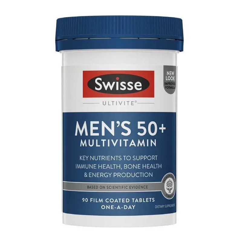 Swisse 斯维诗 50+中老年男性综合维生素片 90片【保质期2028.01】 详情图 1