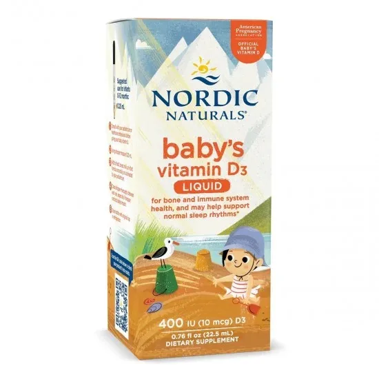 Nordic Naturals 挪威小鱼 婴儿维生素D3滴剂 22.5ml【保质期2027.12】 详情图 1