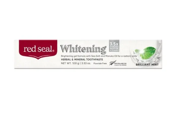 Red Seal 红印 亮白牙膏 100g【保质期2027.09】 详情图 1
