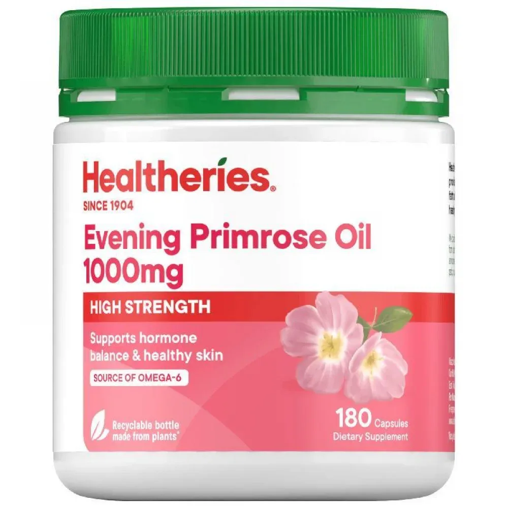 Healtheries 贺寿利 月见草油1000mg 180粒【保质期2027.08】 详情图 1