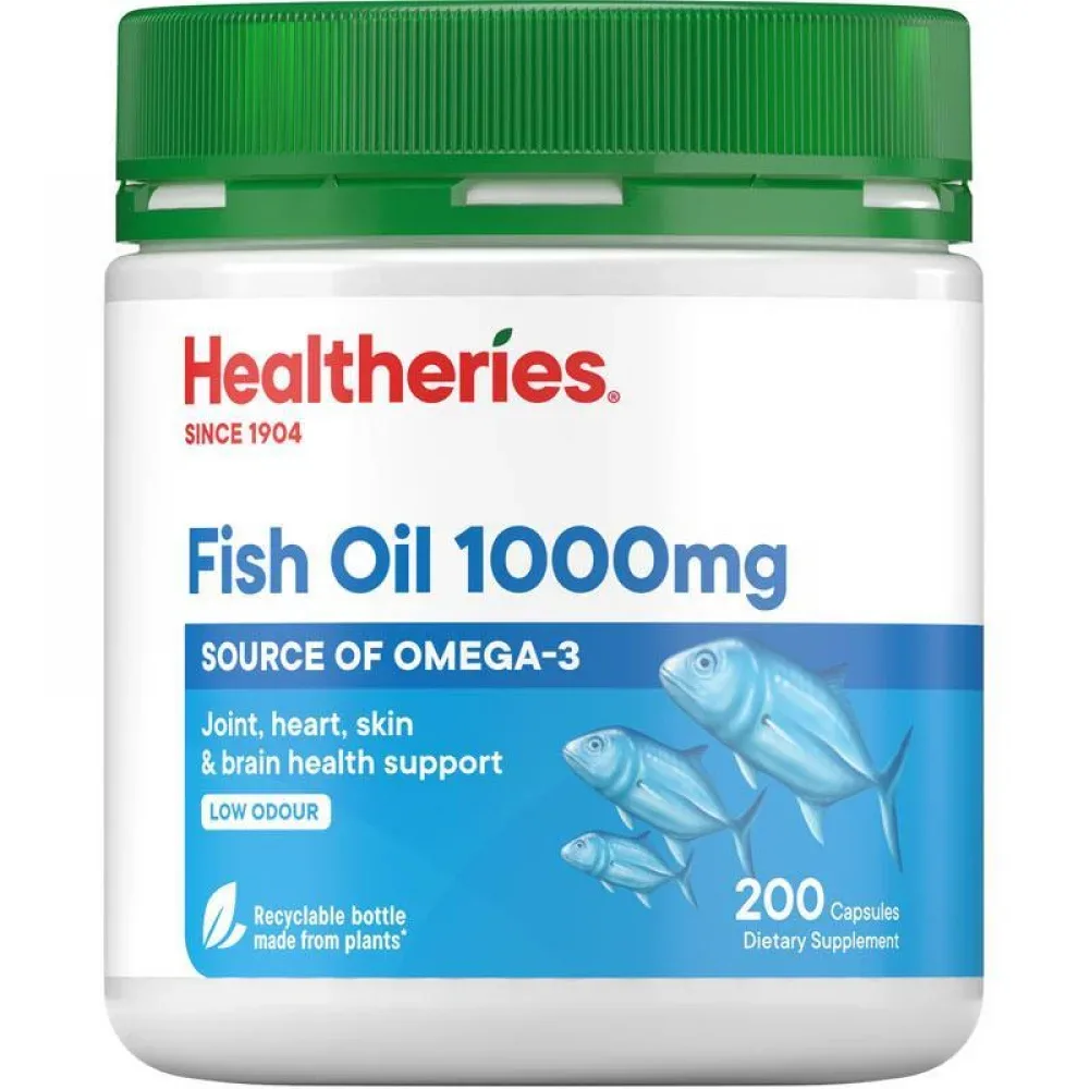 Healtheries 贺寿利 深海鱼油1000mg 200粒【保质期2027.08】 详情图 1
