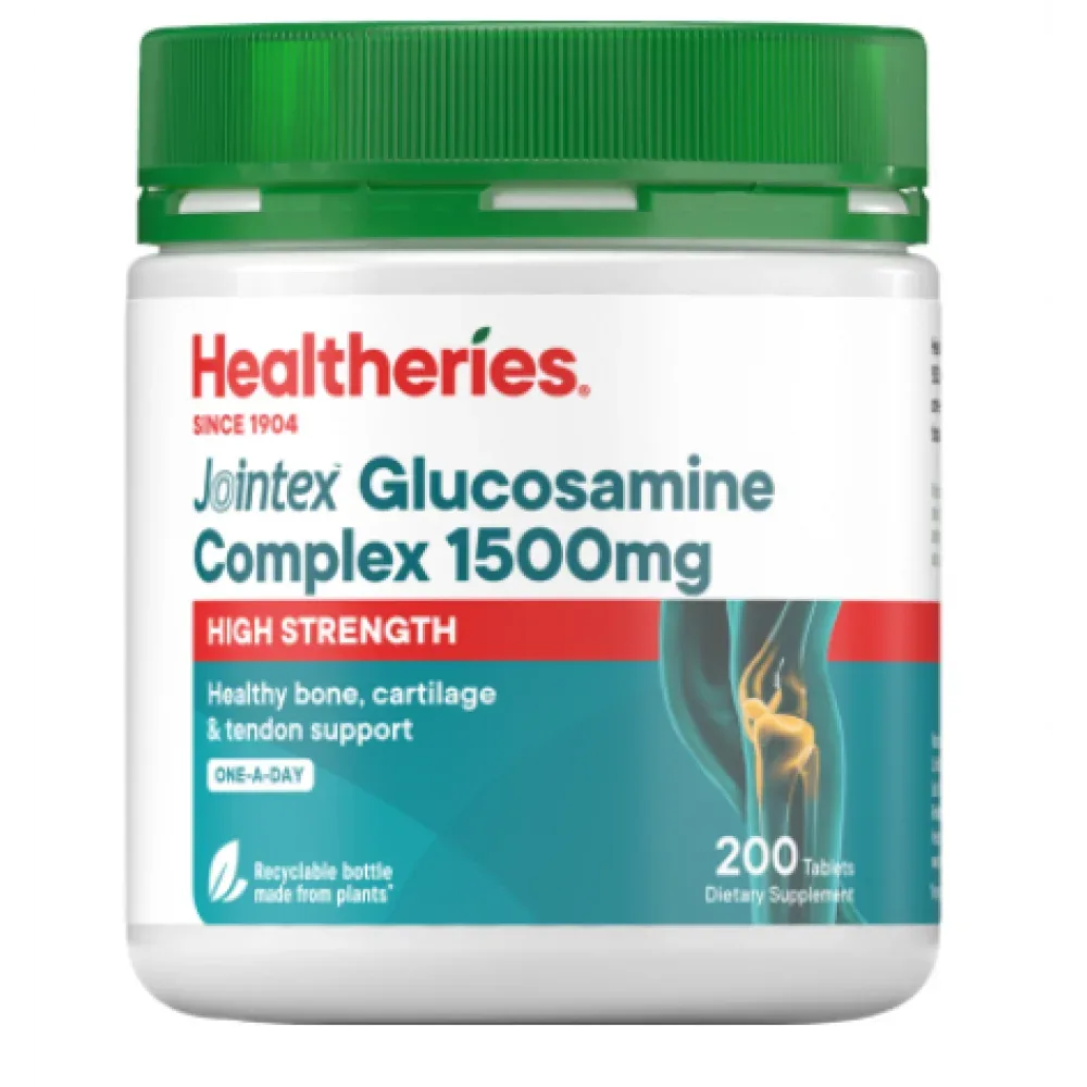 Healtheries 贺寿利 Jointex氨糖复合关节营养片1500mg 200片【保质期2028.10】 详情图 1