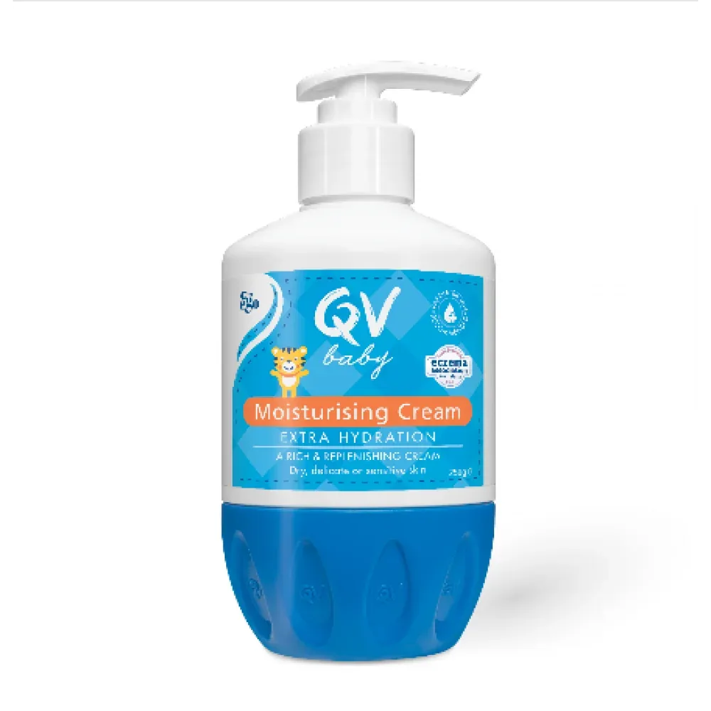 EGO QV 意高QV 婴儿润肤抗敏感保湿霜 按压版 250g【保质期2030.08】 详情图 1