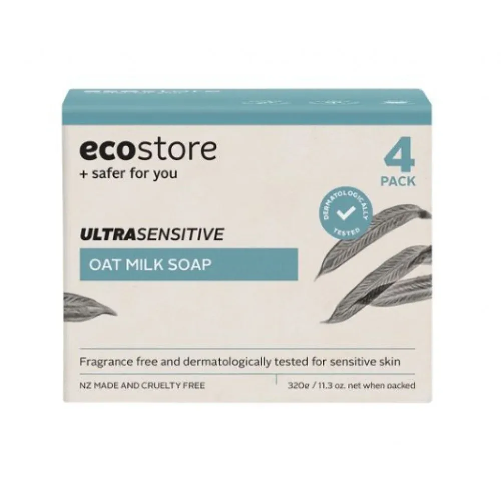 ecostore 宜可诚 燕麦奶敏感肌香皂 4块装 320g 详情图 1