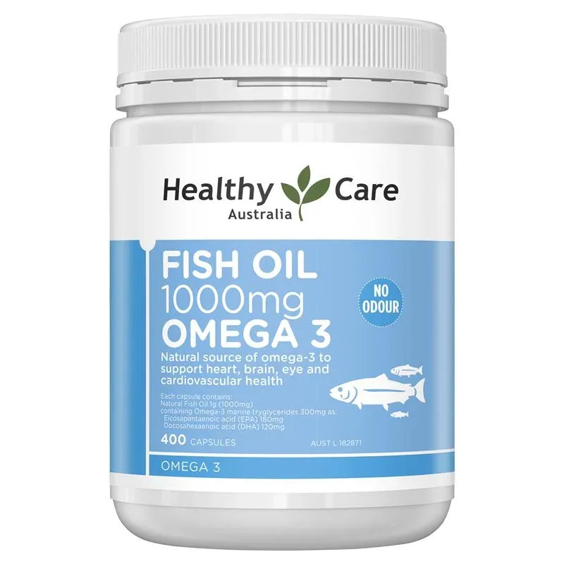 Healthy Care 澳世康 深海鱼油软胶囊1000mg 400粒【保质期2028.07】 详情图 1