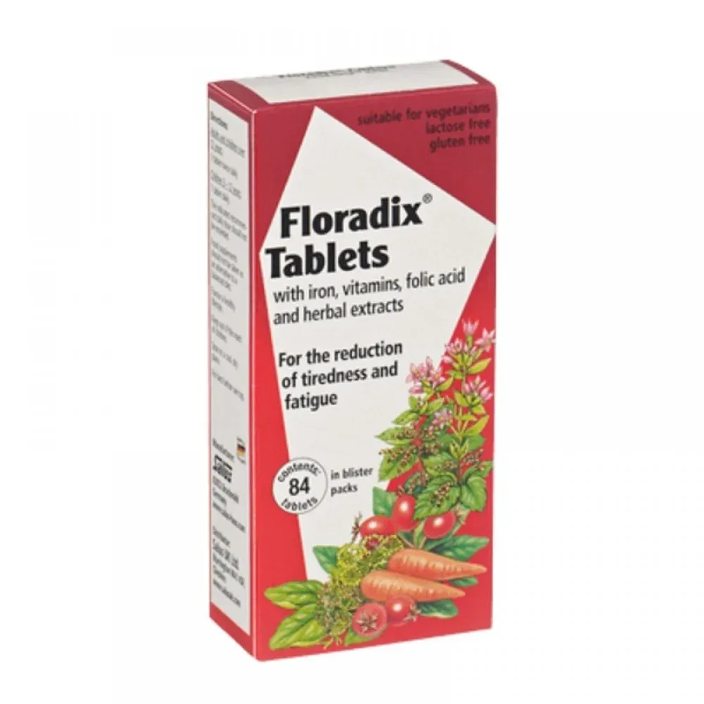 Floradix 铁元 铁元补铁营养片 84片【保质期2027.11】 详情图 1