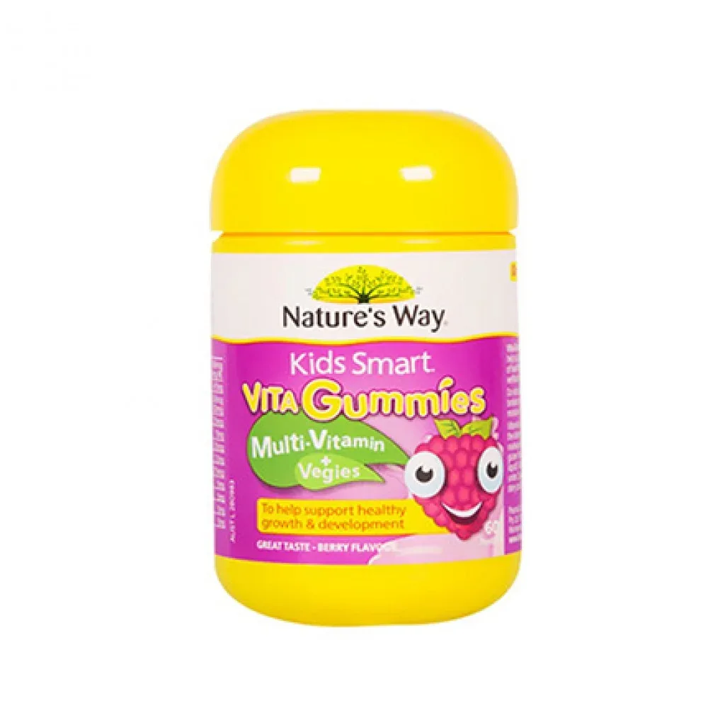 Nature's Way 佳思敏 复合维生素+蔬菜儿童软糖 60粒【保质期2028.03】 详情图 1