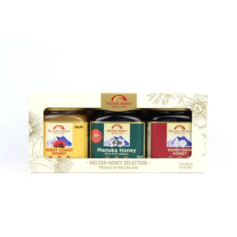 Nelson Honey 尼尔森蜂蜜 蜂蜜套装 3*250g【保质期2029.09】 详情图 1