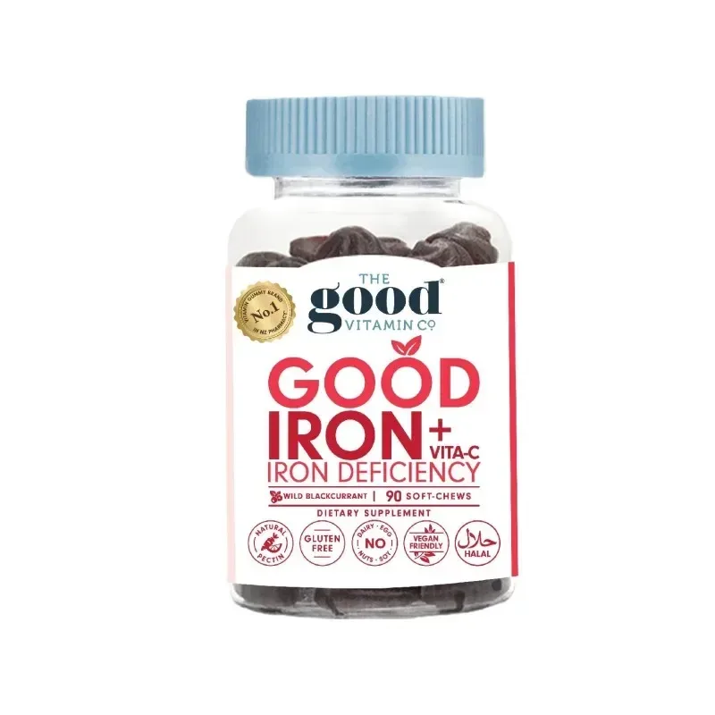 The Good Vitamin Co Adult Good Iron+ 成人补铁软糖 90粒【保质期2028.02】 详情图 1