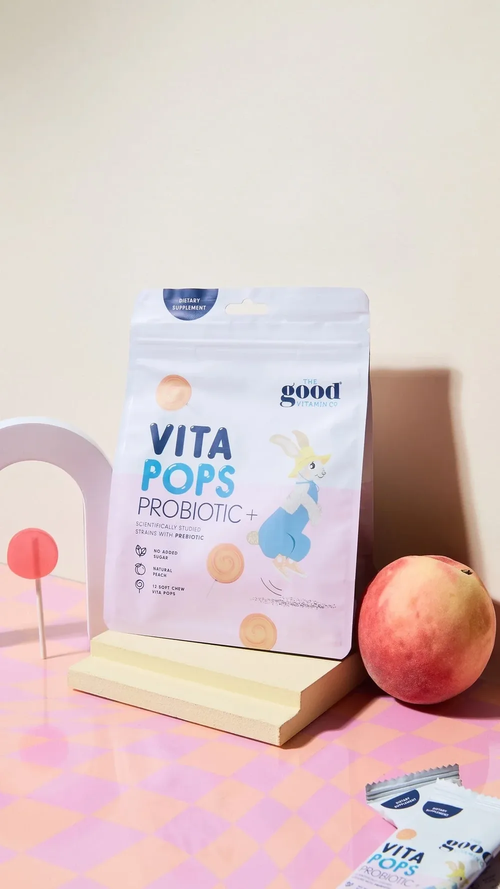 The Good Vitamin Co Kids Good Probiotic+ 儿童益生菌棒棒糖 12支【保质期2027.12】 详情图 2