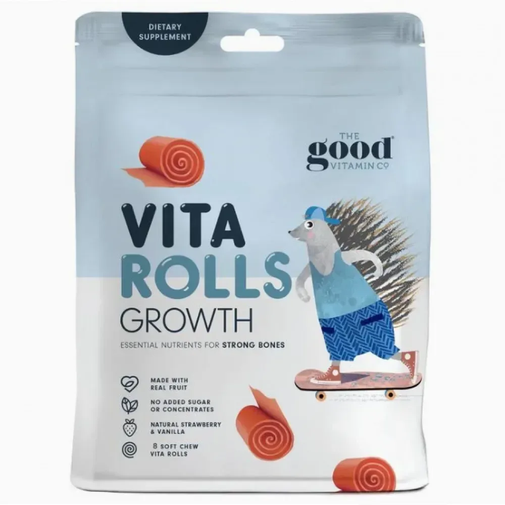 The Good Vitamin Co Vita Rolls Growth+ 水果卷 成长 8个【保质期2027.12】 详情图 1