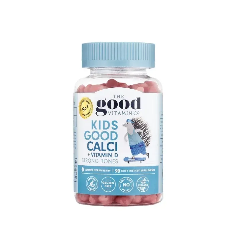The Good Vitamin Co 儿童钙+维D软糖 草莓味 90粒【保质期2028.03】 详情图 1