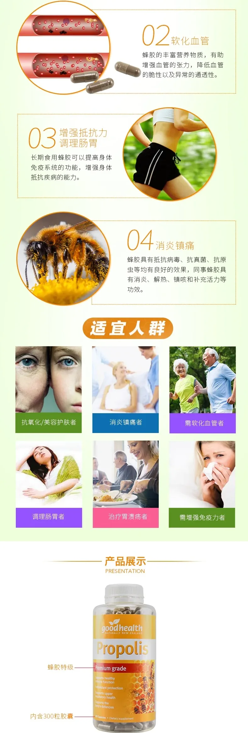 【双11】Good Health 好健康 蜂胶 330粒【保质期2028.04】【规格：单件】 详情图 2