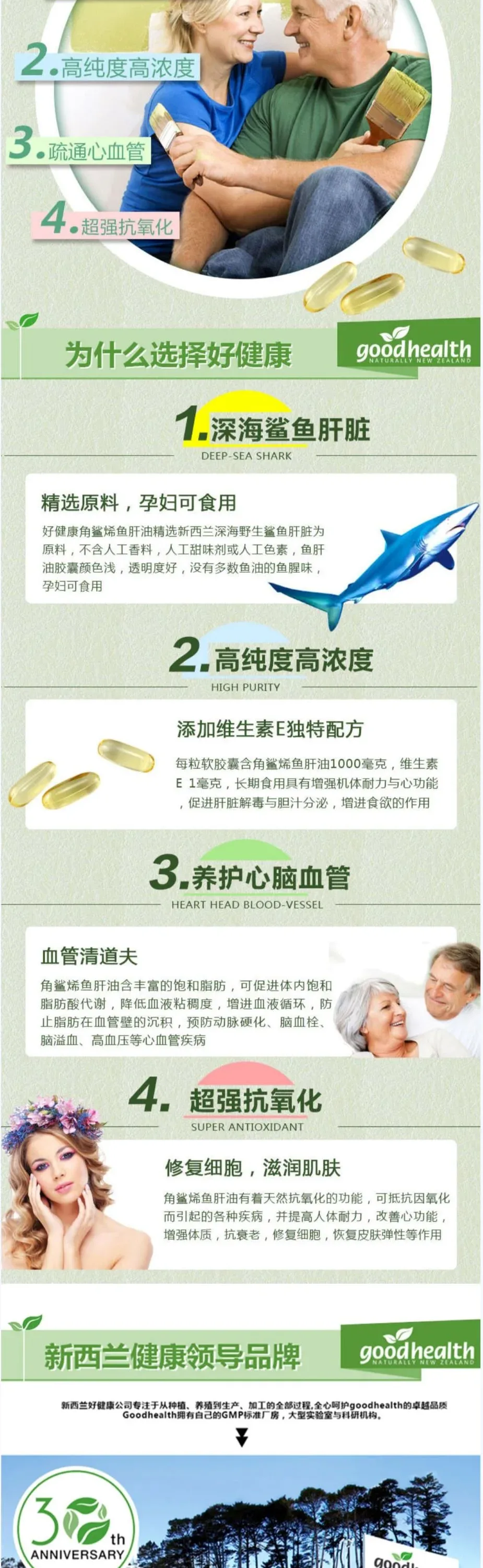 Good Health 好健康 角鲨烯 300粒【保质期2029.03】 详情图 2