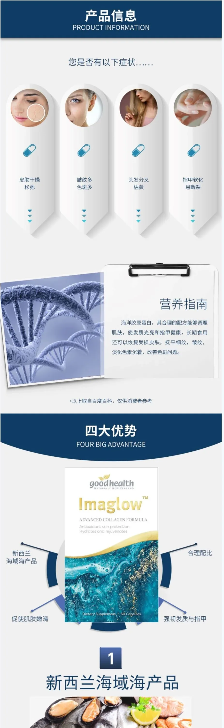 Good Health 好健康 海洋胶原蛋白片 60片【保质期2027.02】 详情图 2