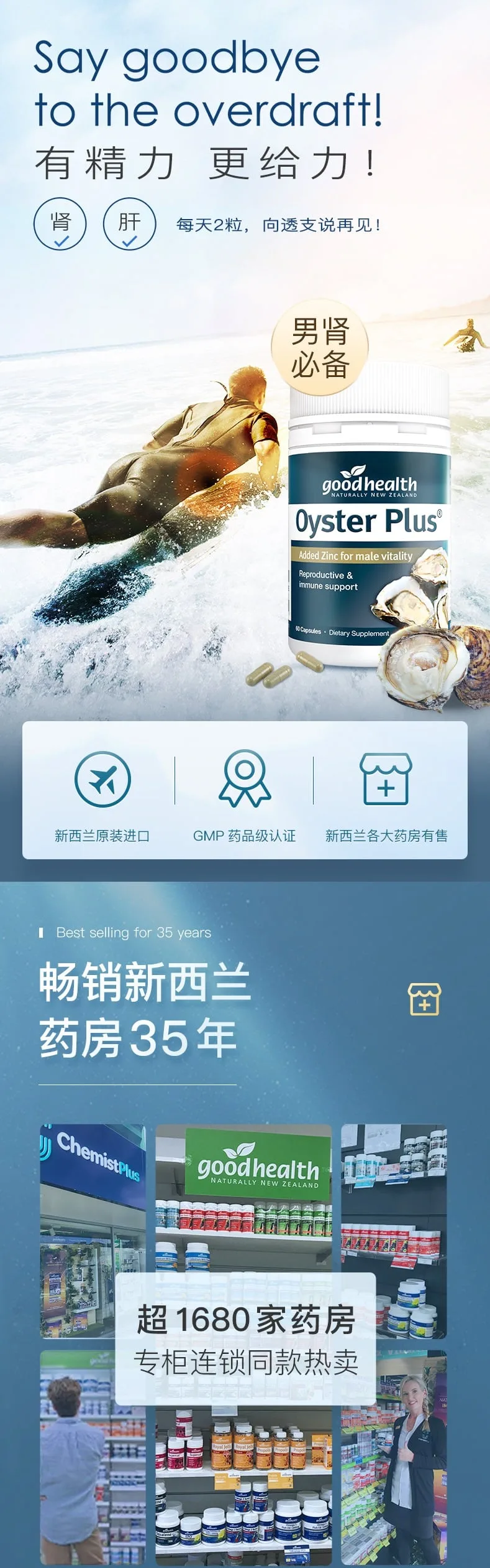 Good Health 好健康 生蚝精胶囊 60粒【保质期2028.10】 详情图 1