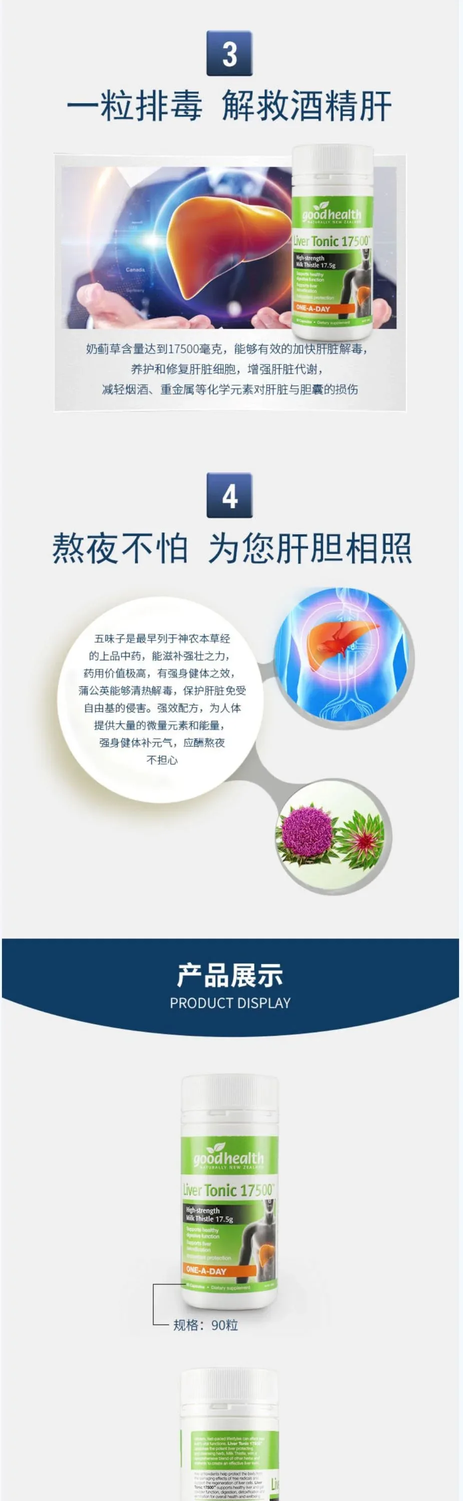 Good Health 好健康 护肝宝 90粒【保质期2028.06】 详情图 3