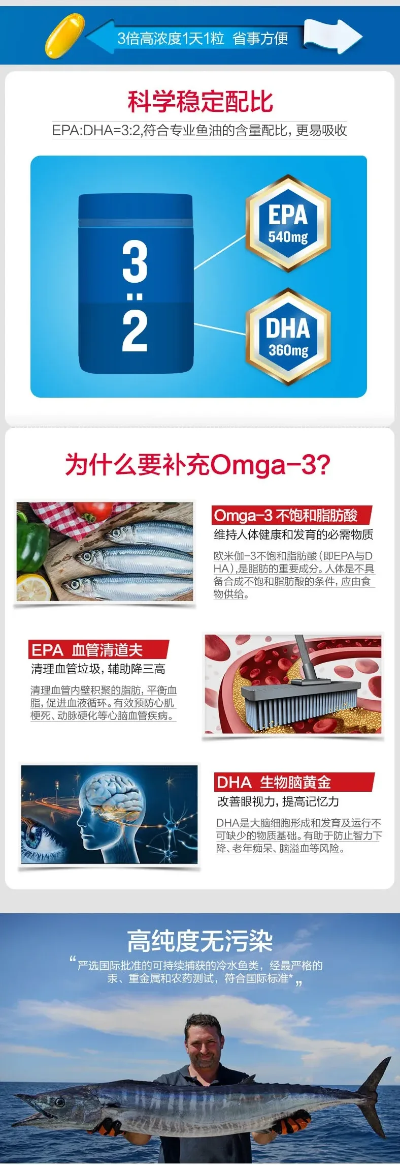 Nutra-Life 纽乐 三倍鱼油一天一粒 90粒【保质期2028.08】 详情图 2
