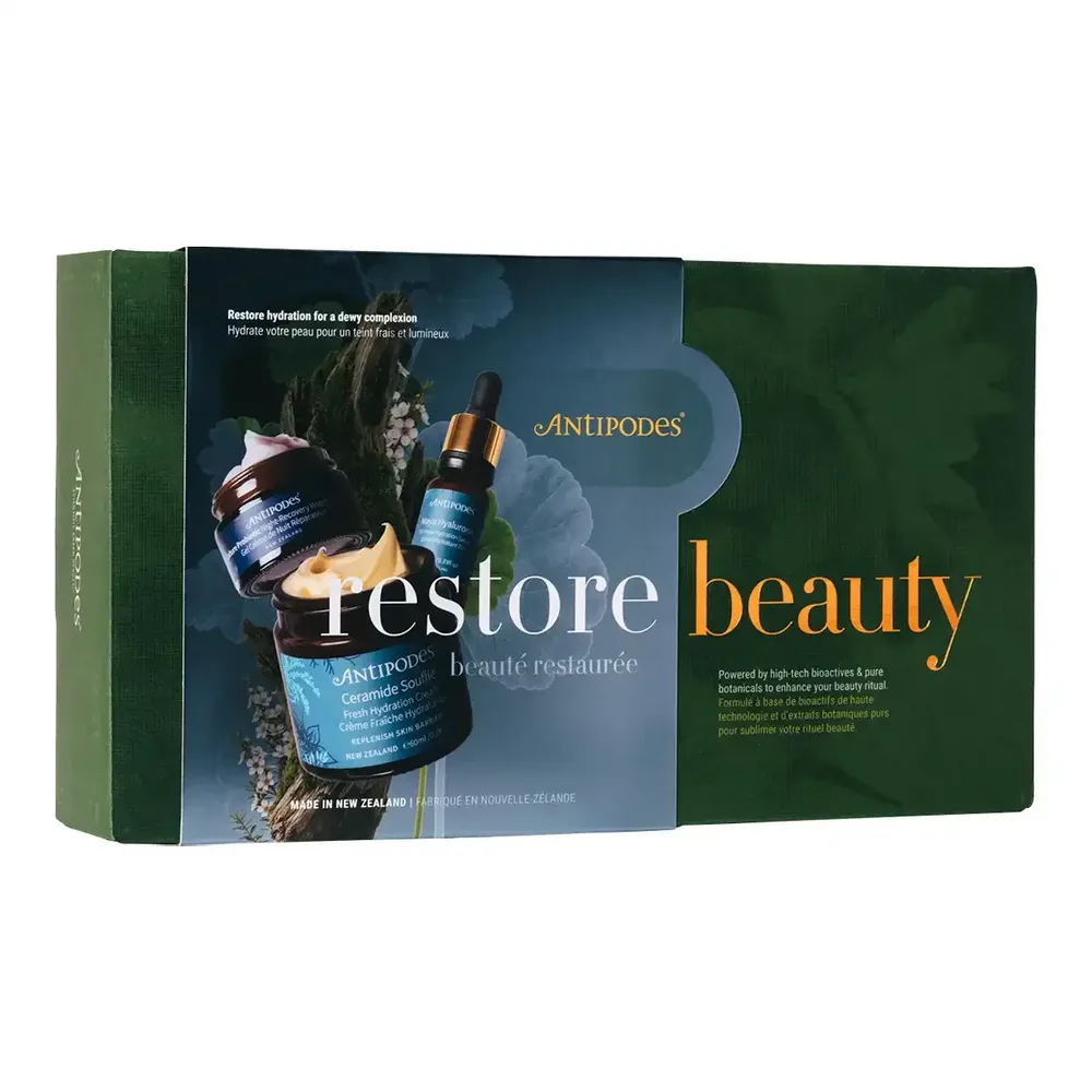 Antipodes 安媞珀 2026圣诞礼盒水润修护套盒 蓝色（Ceramide 60ml, Maya 10ml, Culture 15ml） 详情图 1