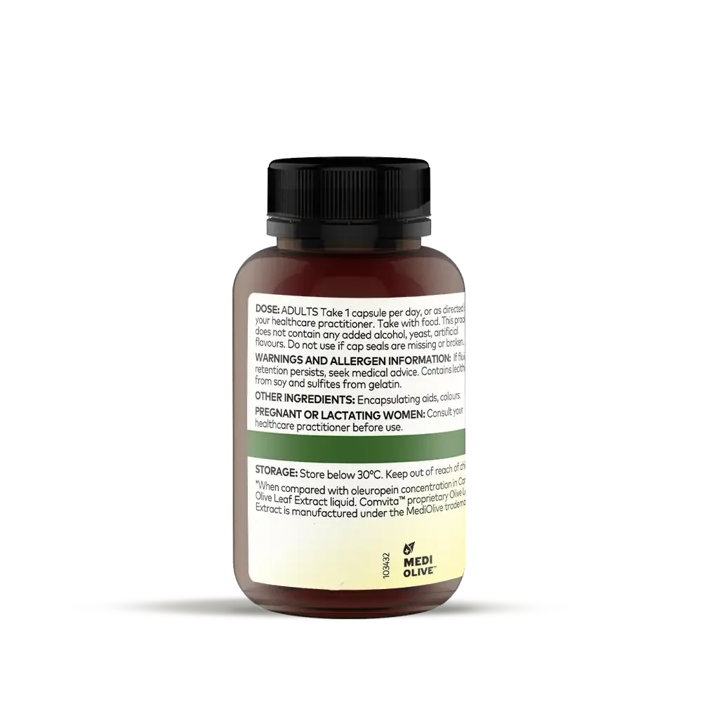 Comvita Olive Leaf Extract High Strength 康维他橄榄精华胶囊（强效）60粒【保质期2029.03】 详情图 2