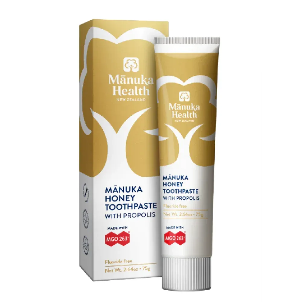 Manuka Health 蜜纽康 Propolis Toothpaste with propolis 75g 蜂胶牙膏 详情图 1