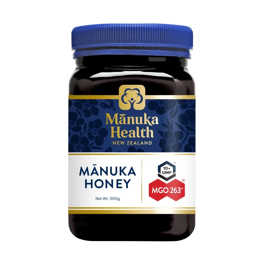 Manuka Health 蜜纽康 MGO263+/UMF 10+ 麦卢卡蜂蜜500g 修复肠胃功能【保质期2029.11】 详情图 1