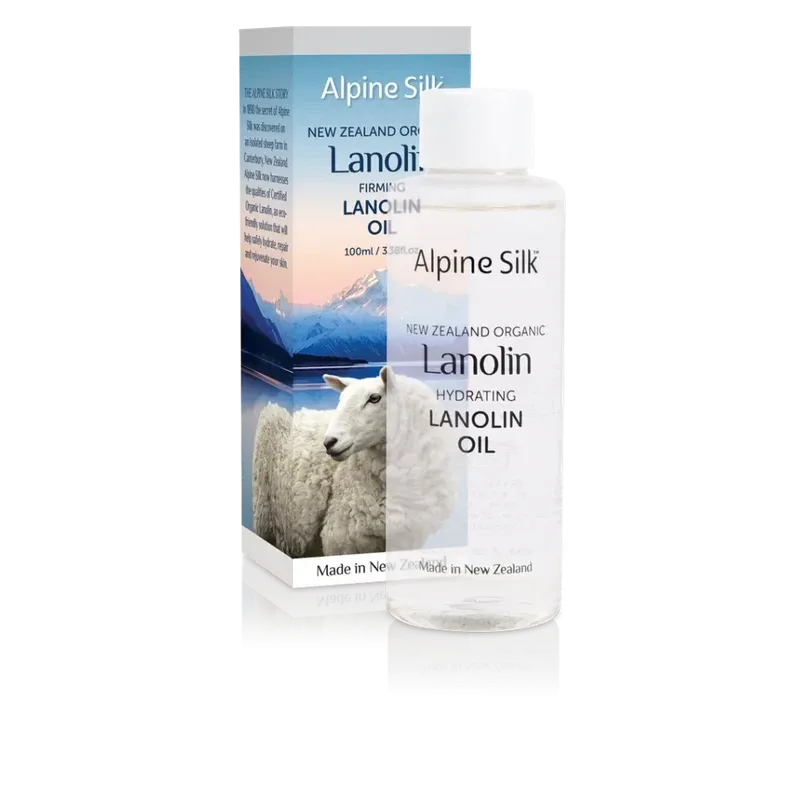 Alpine Silk 艾贝斯 organic lanolin firming lanolin oil 100ml 有机紧致羊毛脂油 100ml ASO103【保质期2029.11】
