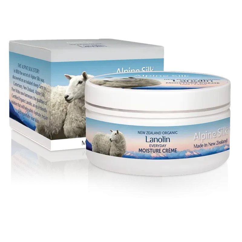 Alpine Silk 艾贝斯 organic lanolin moisture creme 100g 有机羊毛脂保湿霜 100g ASO100【保质期2030.01】