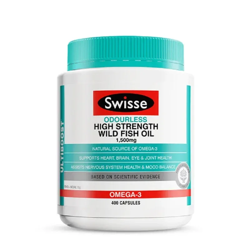 Swisse 斯维诗 无腥味深海鱼油 1500mg 400粒【保质期2028.09】