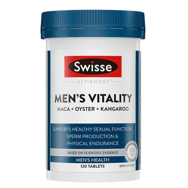 Swisse 斯维诗 玛咖牡蛎袋鼠精华男士活力片 120片【保质期2028.01】
