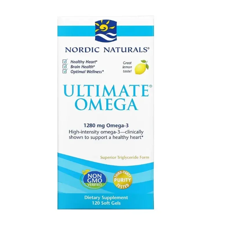 Nordic Naturals 挪威小鱼 成人鱼油（柠檬味）120粒【保质期2028.10】