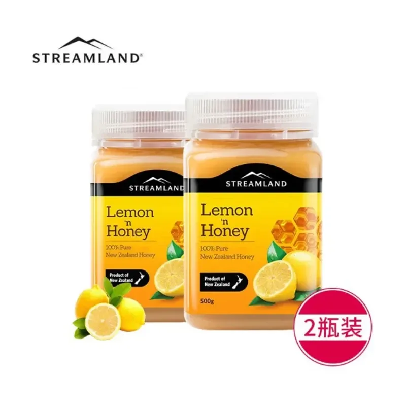 Streamland 新溪岛 柠檬蜂蜜双瓶组合 500g×2【保质期-2027.02】