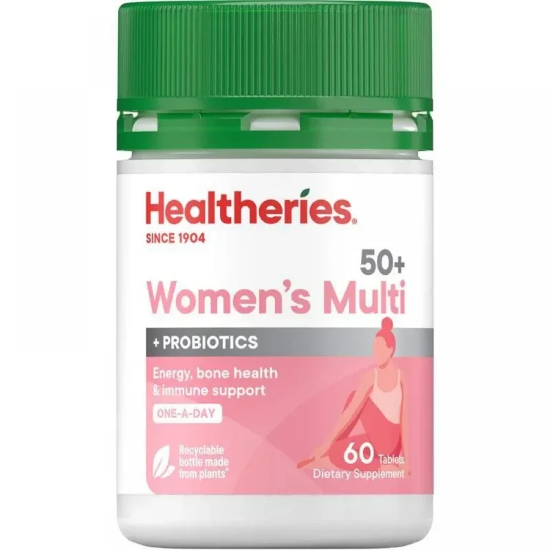 Healtheries 贺寿利 女性50岁以上每日一片复合维生素 60片【保质期2027.09】