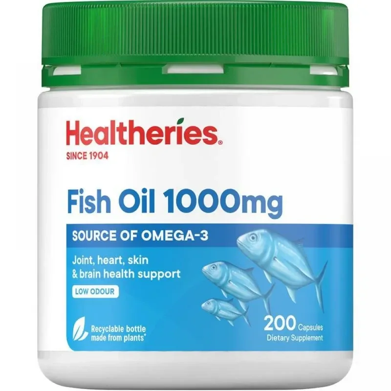 Healtheries 贺寿利 深海鱼油1000mg 200粒【保质期2027.08】