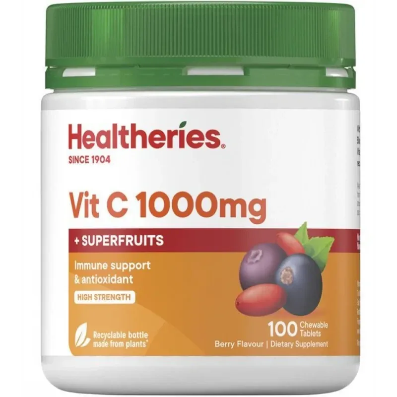 Healtheries 贺寿利 超级水果维生素C 1000mg 100片【保质期2029.05】