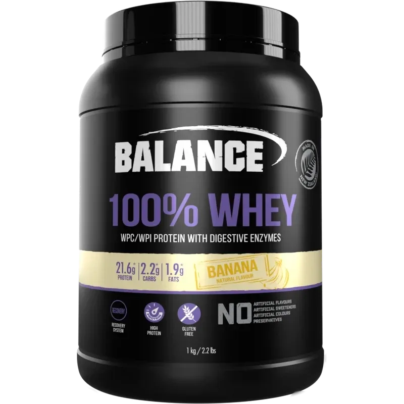 Balance 百伦斯 纯蛋白粉(香蕉味) BP0585 1kg【保质期2028.05】
