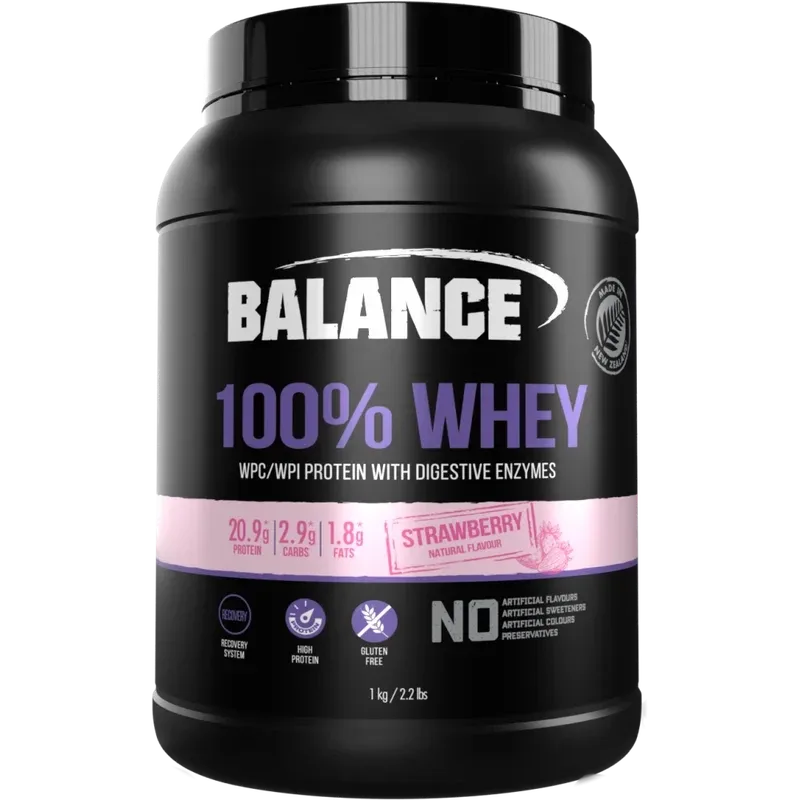 Balance 百伦斯 纯蛋白粉(草莓味) BP0622 1kg【保质期2028.05】