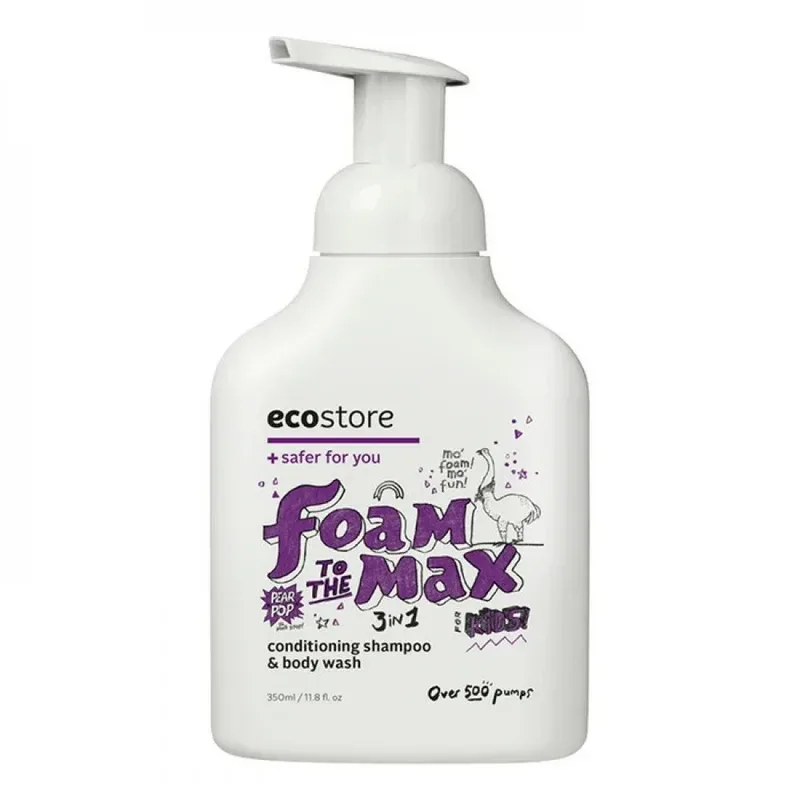 ecostore 宜可诚 宝宝洗发护发沐浴 三合一 香梨味 350ml【保质期2028.02】