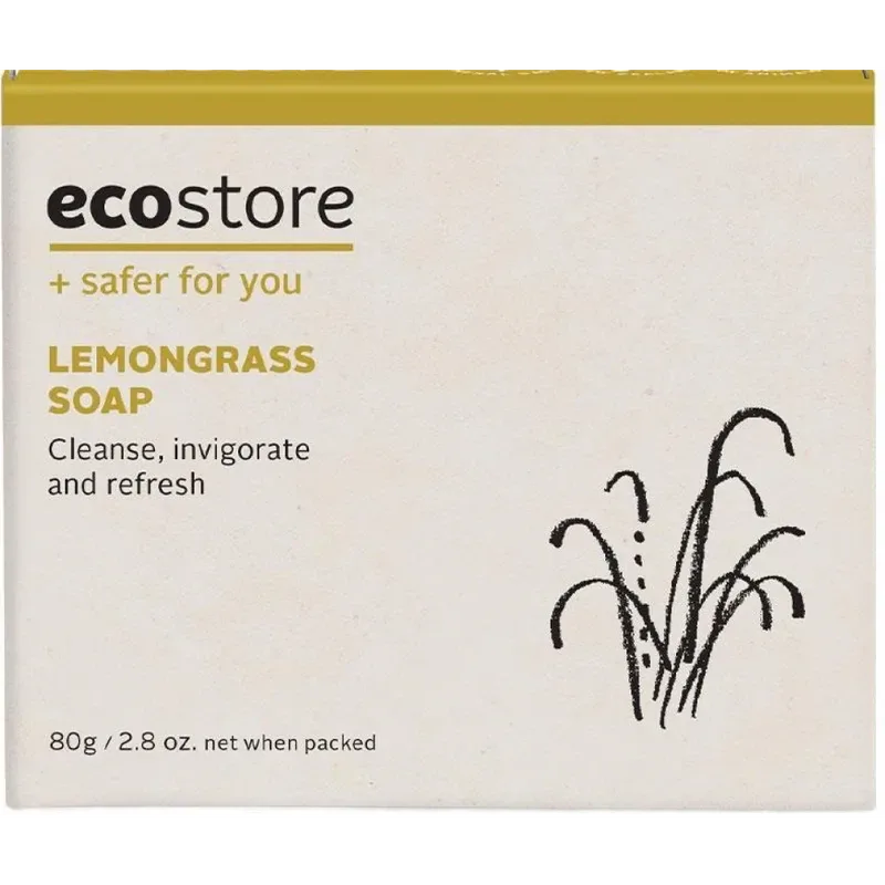 ecostore 宜可诚 纯天然 柠檬草润肤皂 纯植物温和配方 80g