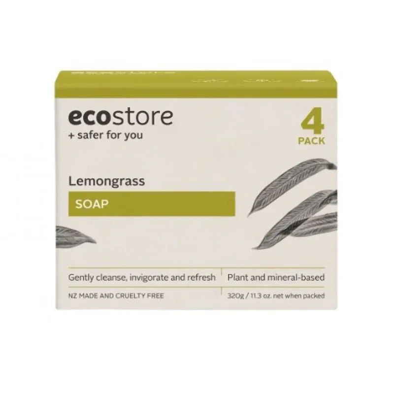 ecostore 宜可诚 柠檬草香皂 4块装 320g