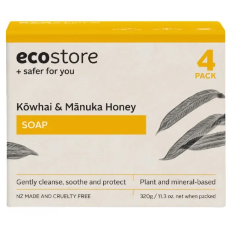 ecostore 宜可诚 麦卢卡蜂蜜香皂 4块装 320g