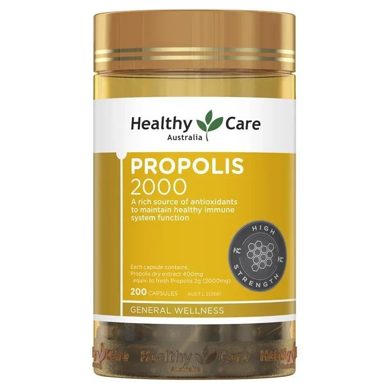 Healthy Care 澳世康 蜂胶 2000mg 200粒【保质期2027.08】