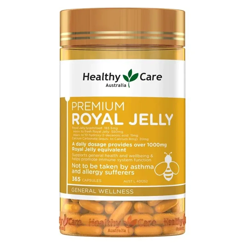 Healthy Care 澳世康 蜂王浆胶囊365粒【保质期2026.11】
