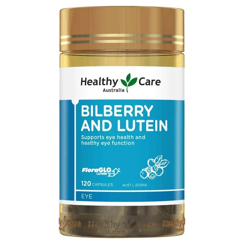 Healthy Care 澳世康 蓝莓叶黄素护眼胶囊120粒【保质期2027.09】