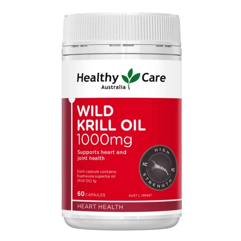 Healthy Care 澳世康 磷虾油胶囊 60粒【保质期2027.01】