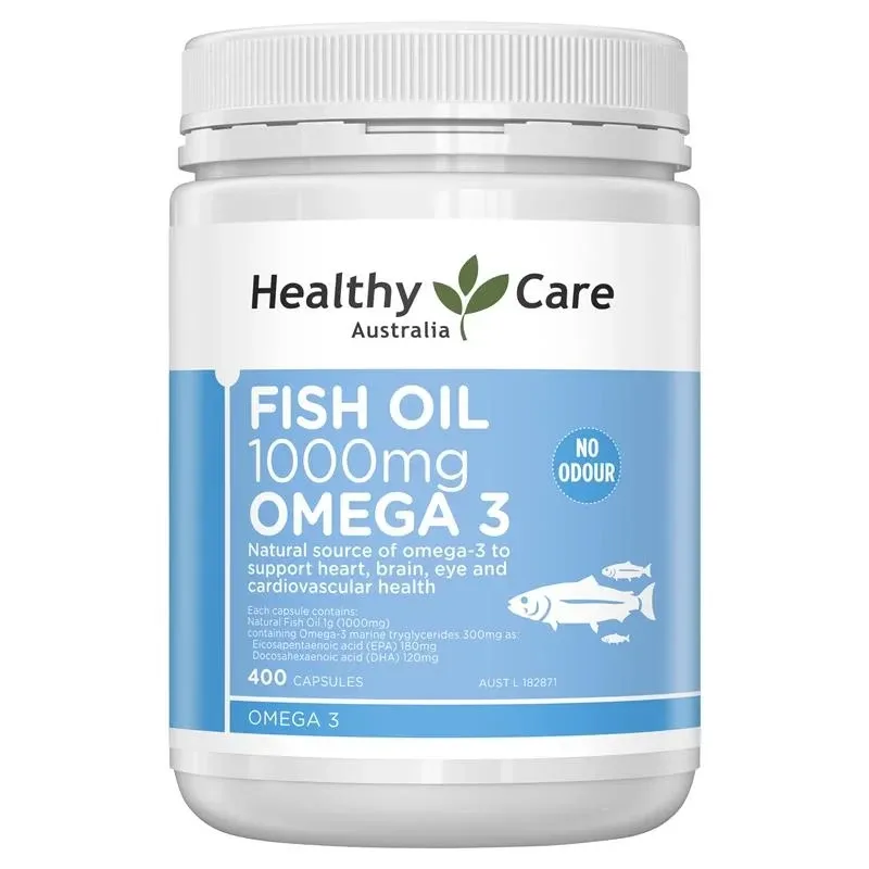 Healthy Care 澳世康 深海鱼油软胶囊1000mg 400粒【保质期2028.07】