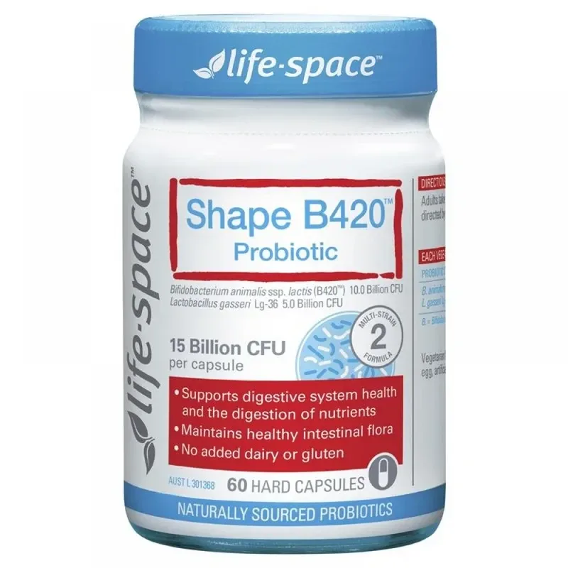 Life-Space 益倍适 塑身B420成人益生菌 60粒【保质期2027.08】