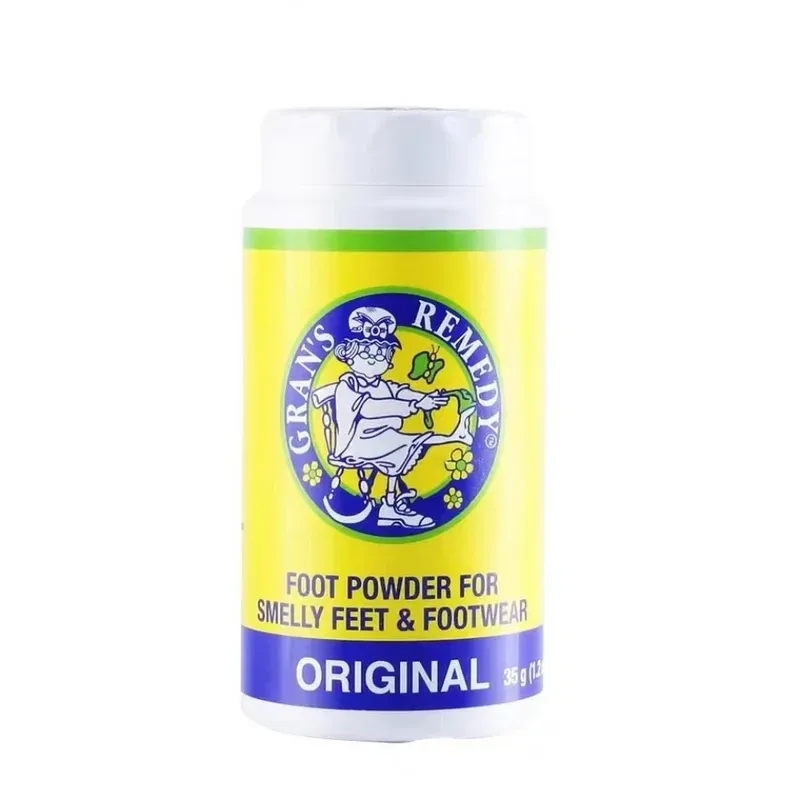 Gran's Remedy 老奶奶 旋转喷洒型爽脚粉 无香型 35g【保质期2030.04】